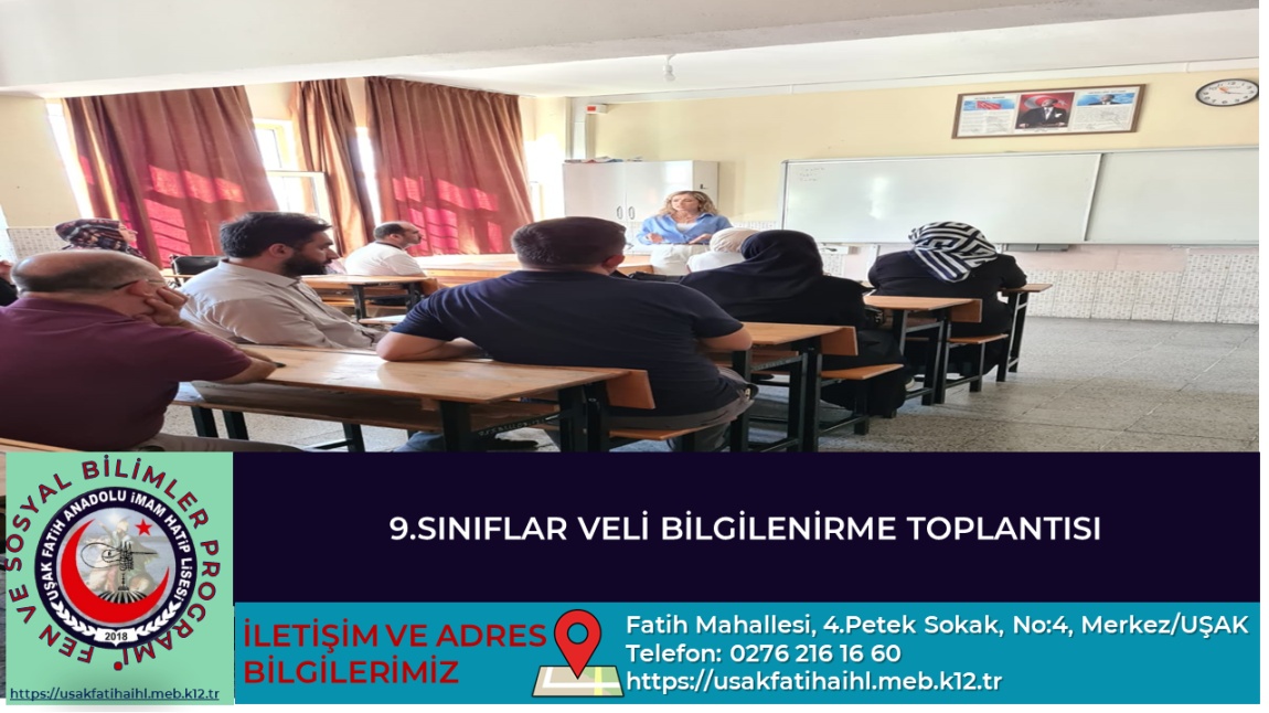 9.SINIF VELİ TOPLANTISI