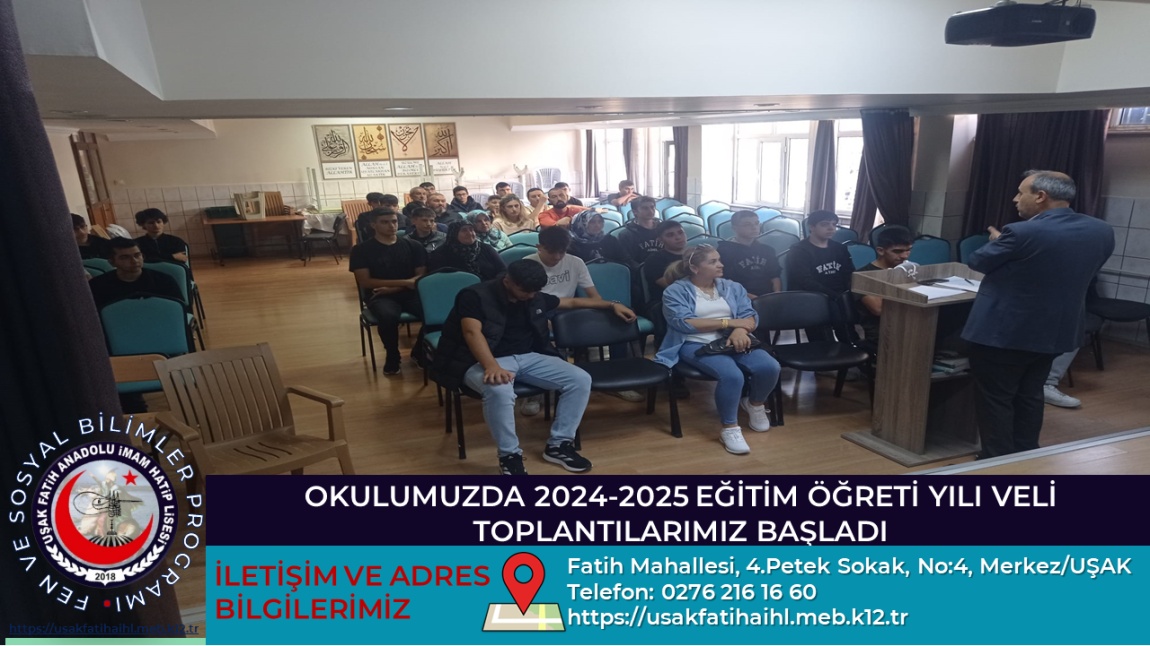 2024-2025 EĞTİM ÖĞRETİM YILI 11-A SINIFI VELİ TOPLANTISI