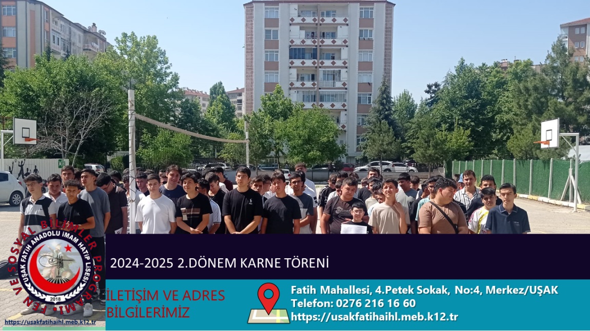 2024-2025 EĞİTİM ÖĞRETİM YILI 2.DÖNEM KARNE TÖRENİMİZ