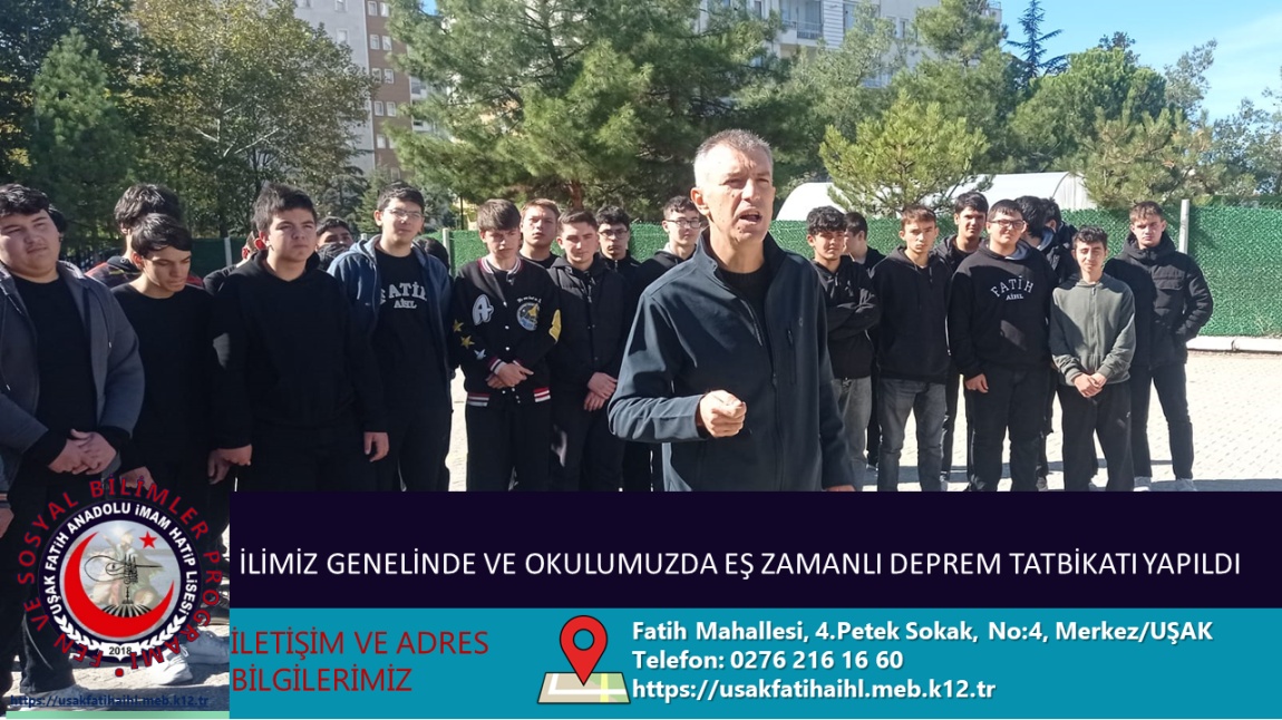 13.10.2025 PAZARTESİ OKULUMUZDA DEPREM TATBİKATI YAPILDI